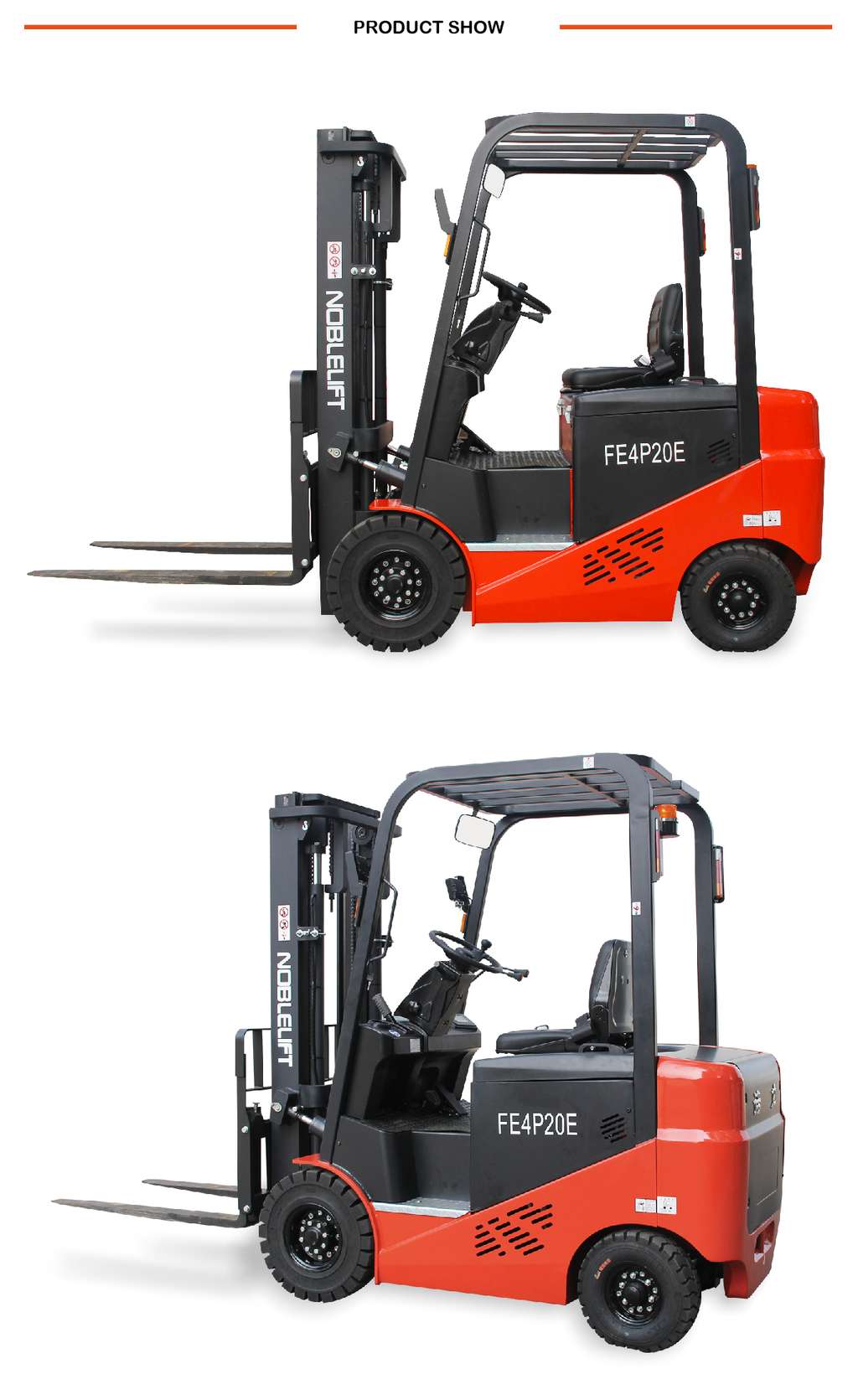 NOBLELIFT FE4P20E Electric Forklift